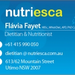 Nutriesca Business Card Front